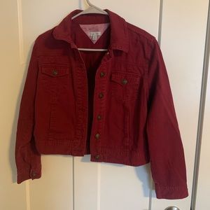 Red Per Se jacket, size M